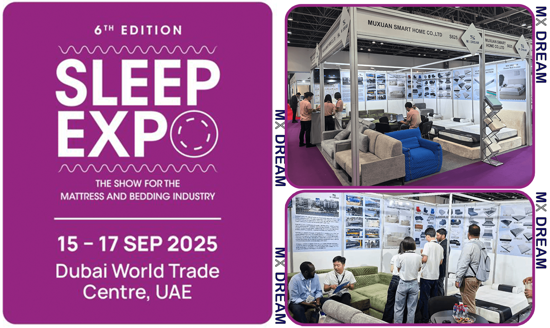 MX DREAM Showcases Innovative Mattresses and Sofa Beds at 2025 Dubai Sleep Expo Middle East, Delivering a New Level of Comfort and Wellness