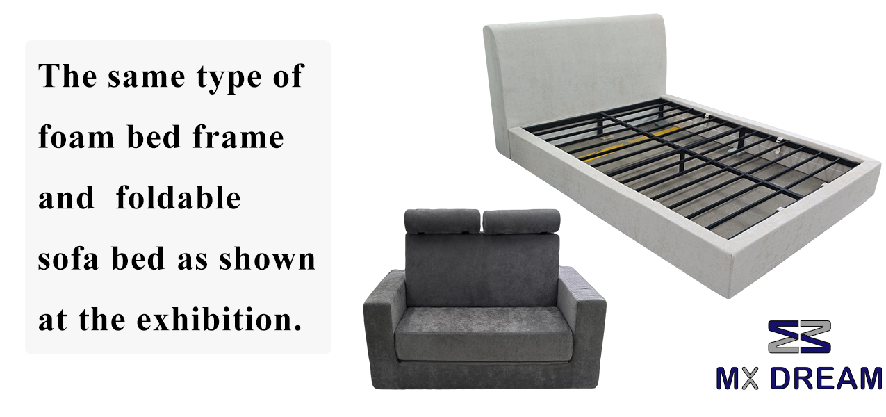 bed frame and foldable sofa bed