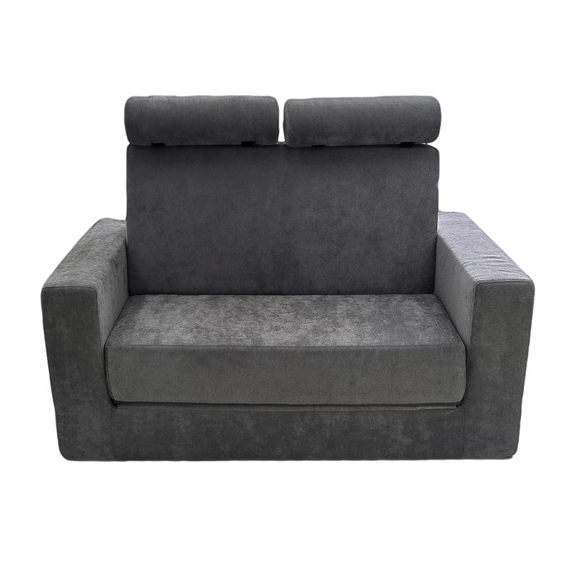 Multifunctional Foldable Sofa Bed with Hook and Loop Design