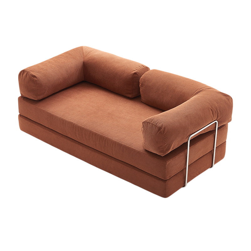 Wholesale Convertible Sofa Bed - Foldable Modular Sectional with Teddy Foam for Commercial Spaces (Living Room, Bedroom, Studio) - Bulk Order Compression Sofa in Box
