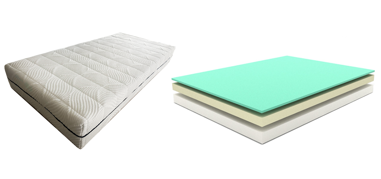 White Wave - Patterned Hybrid Mattress for Bedroom | 2025 New Release with Pressure - Relieving Support