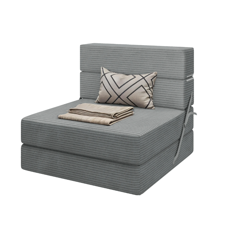 Wholesale Folding Sofa Bed - Convertible Sleeper Chair for Commercial Spaces (Living Room, Bedroom) - Bulk Foldable Mattress Floor Couch