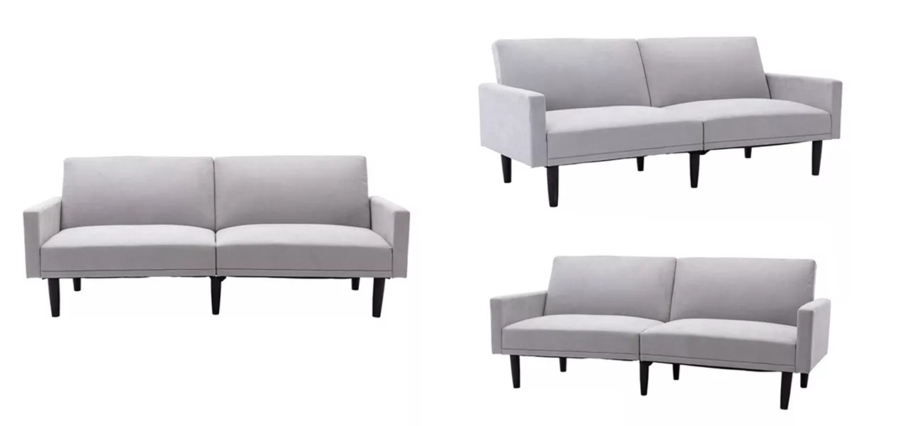 Futon Sofa with Arms - Factory Direct Wholesale for Commercial Spaces