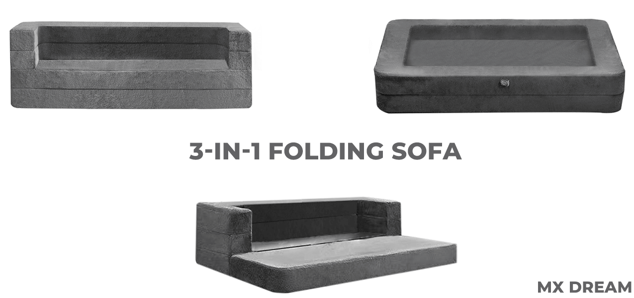 Modular Suede Multifunctional Sofa Bed — B2B Factory Direct for Furniture Dealers