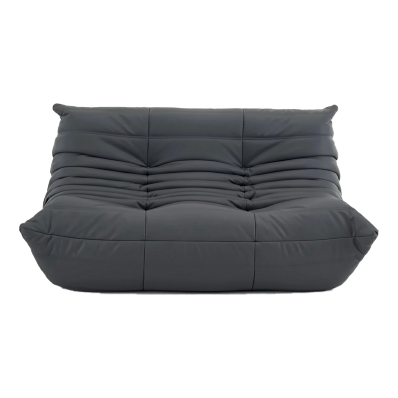 ICONIC TOGO STYLE MODULAR DOUBLE SEAT SOFA gray