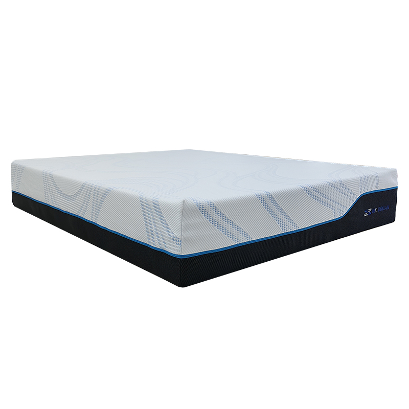 High-density memory foam mattress with breathable knitted cover, OEM/ODM roll-packed mattress for wholesale