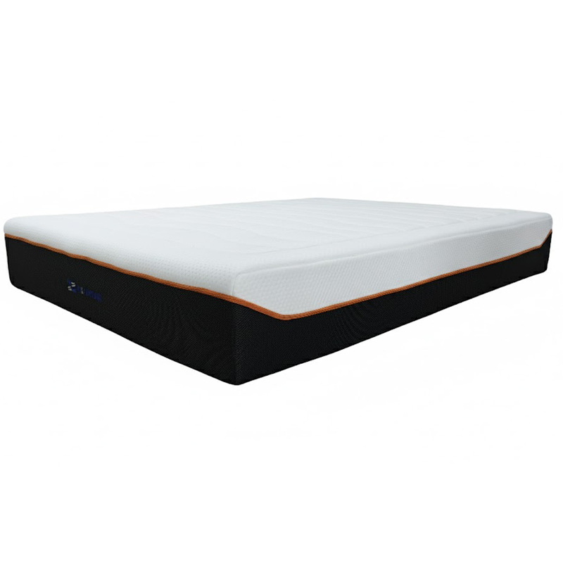 Modern High-Contrast Memory Foam Mattress | Unique "Black & Orange" Design for High-Margin Retail