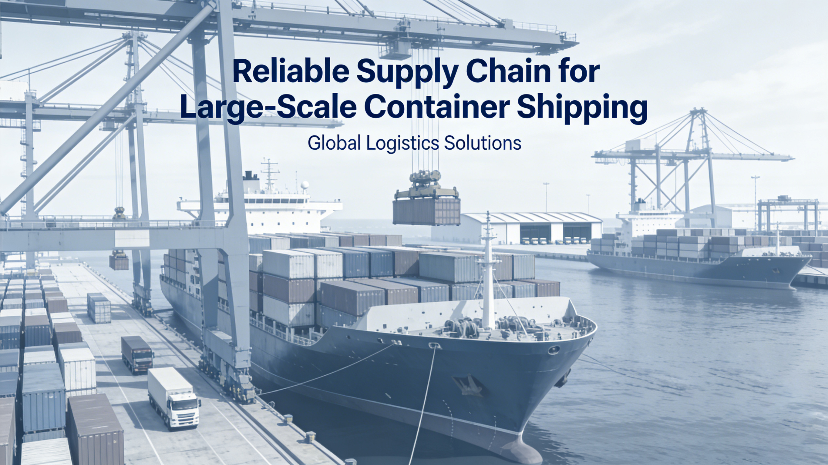 Reliable Supply Chain for Large-Scale Container Shipping