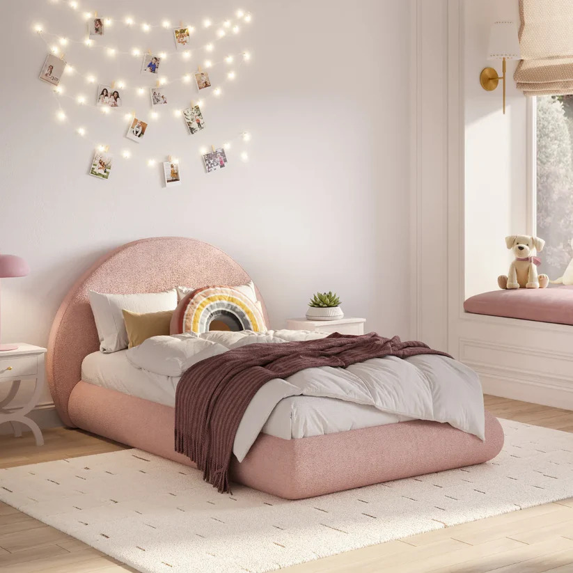 The Dreamy Arc Upholstered Bed