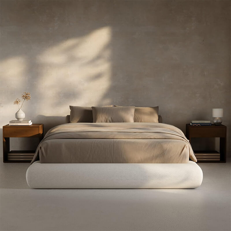 MX DREAM Essential Minimalist Platform Bed Frame | Metal Base for Hospitality & E-commerce | Flat-Pack Efficient