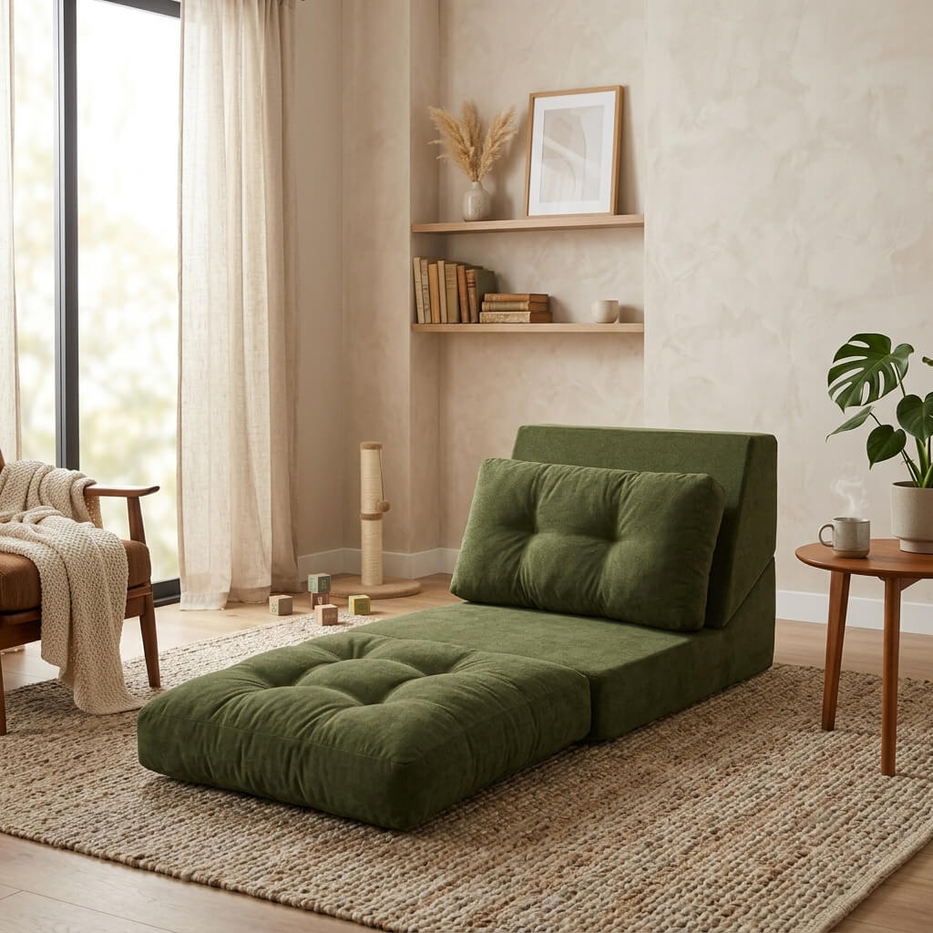 mx-dream-foldable-lounger-green