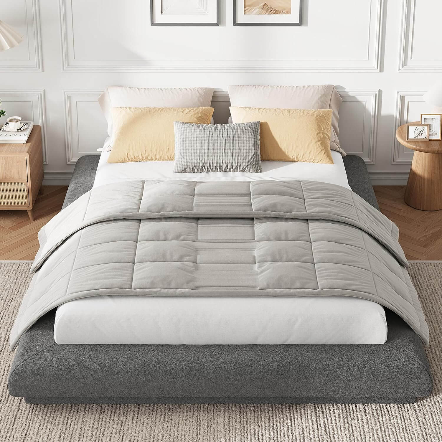 MXDREAM-Low-Profile-Platform-Bed-Frame-Dark-Grey-Modern-Design
