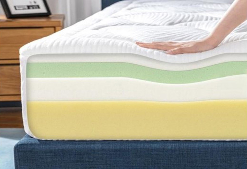 This advanced foam material is designed for resilience, expertly contouring to body shapes and movements to provide optimal support during sleep.